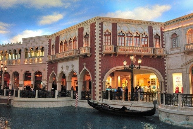 Grand Canal Shoppes At The Venetian Hotel
