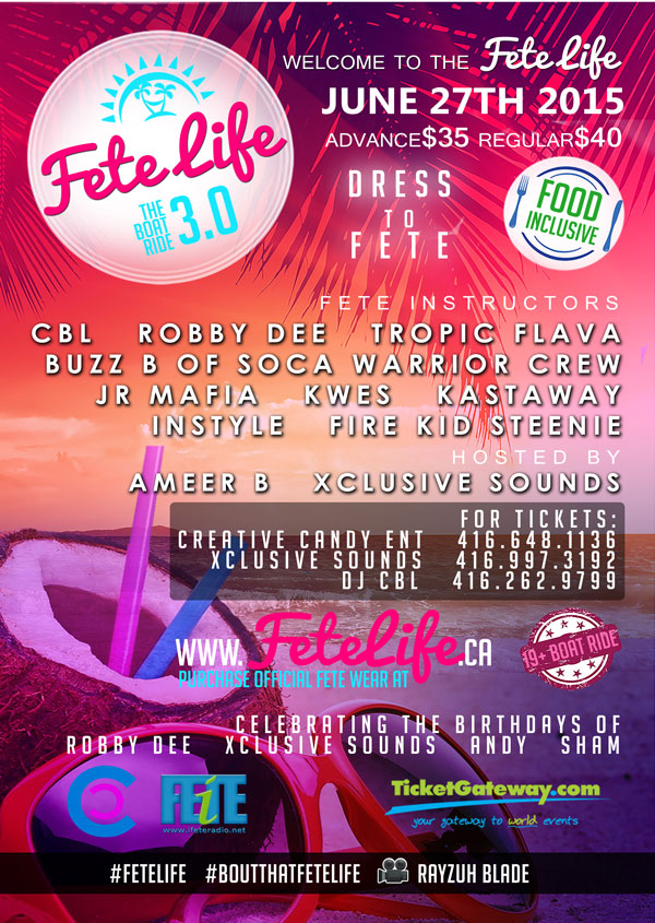 Fete Life The Boat Ride 