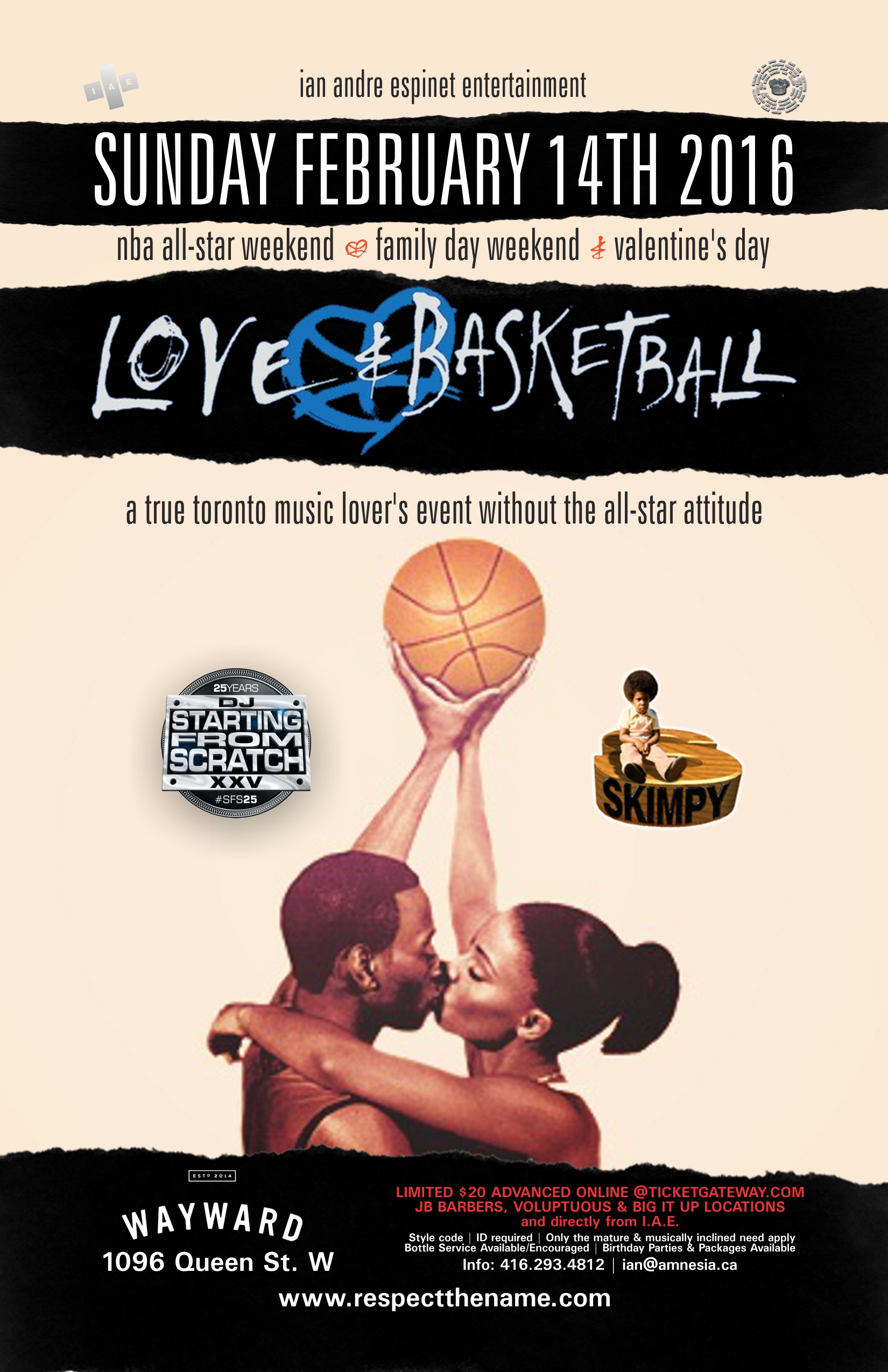 LOVE & BASKETBALL - All Star Weekend x Valentine's Day x Family Day Sunday