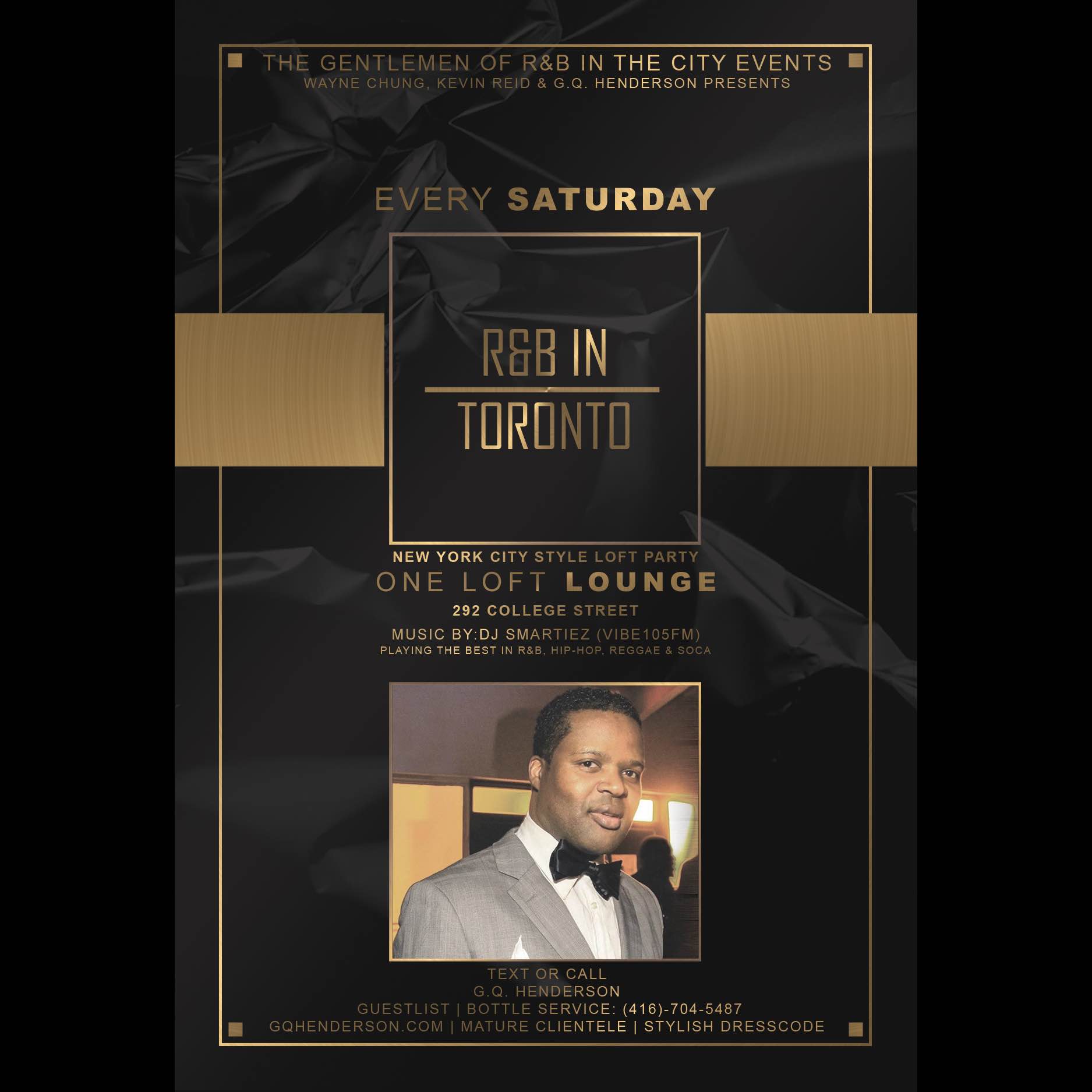 APHRODISIAC - G.Q. HENDERSON AND FRIENDS ANNUAL BIRTHDAY BASH!!