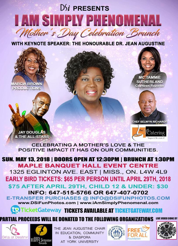 DSi Presents I AM SIMPLY PHENOMENAL Mothers Day Celebration Brunch