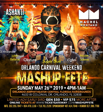 Mash Up Fete - Orlando Carnival Weekend 