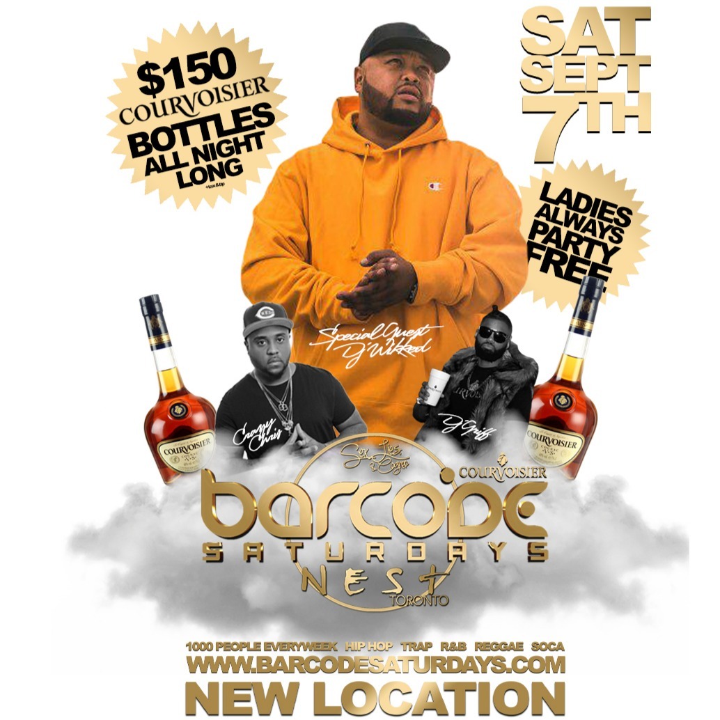 Barcode Saturdays $150 Courvoisier Cognac Party 