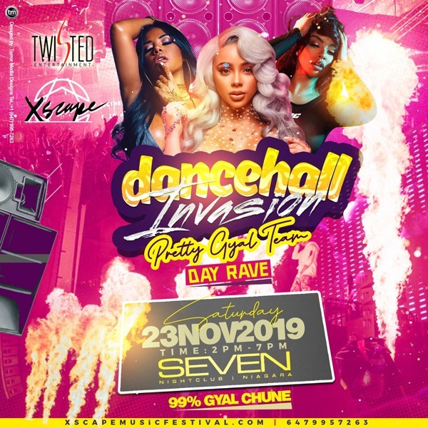 Dancehall Invasion 'pretty Gyal Team' Day Rave | #xscapemusicfest | Nov23rd 