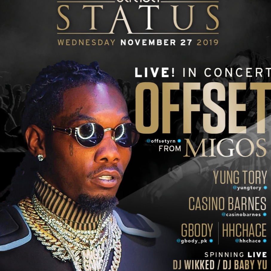 50% Off Offset From Migos Live!  Strada Status 