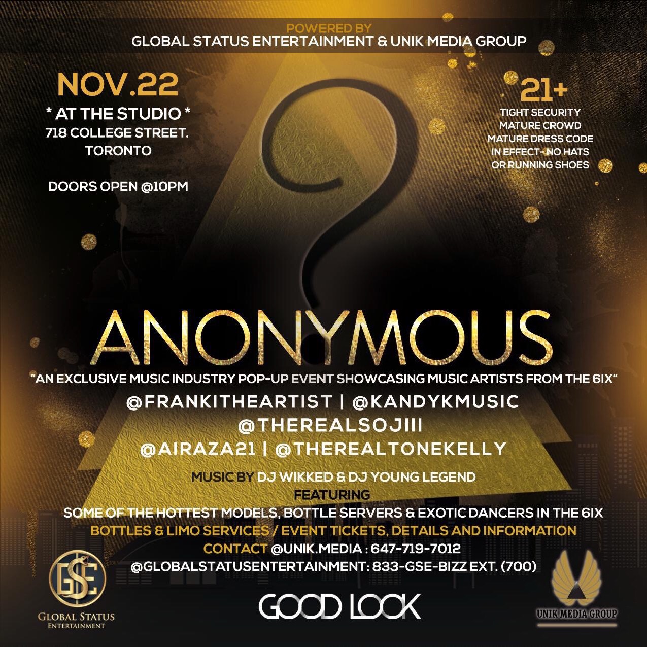 Anonymous - Music Industry Event 