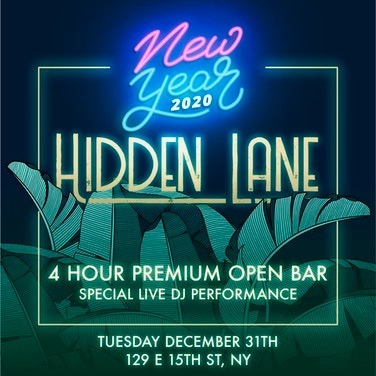 New Year's Eve 2020 At Hidden Lane | New York 