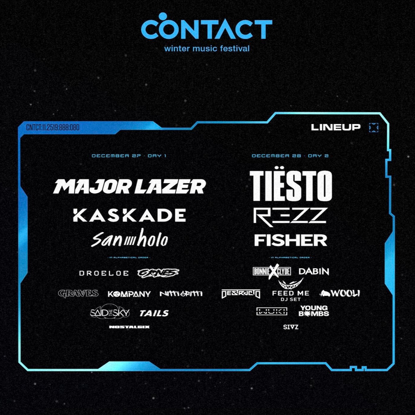 Contact Winter Music Festival 2019 | Vancouver 