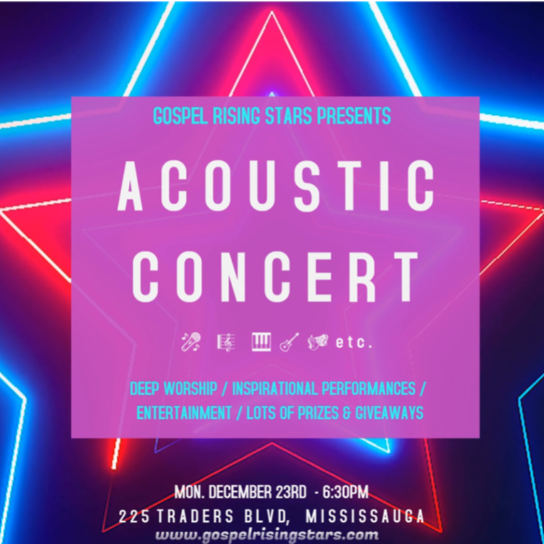 Acoustic Concert - Gospel Rising Stars 