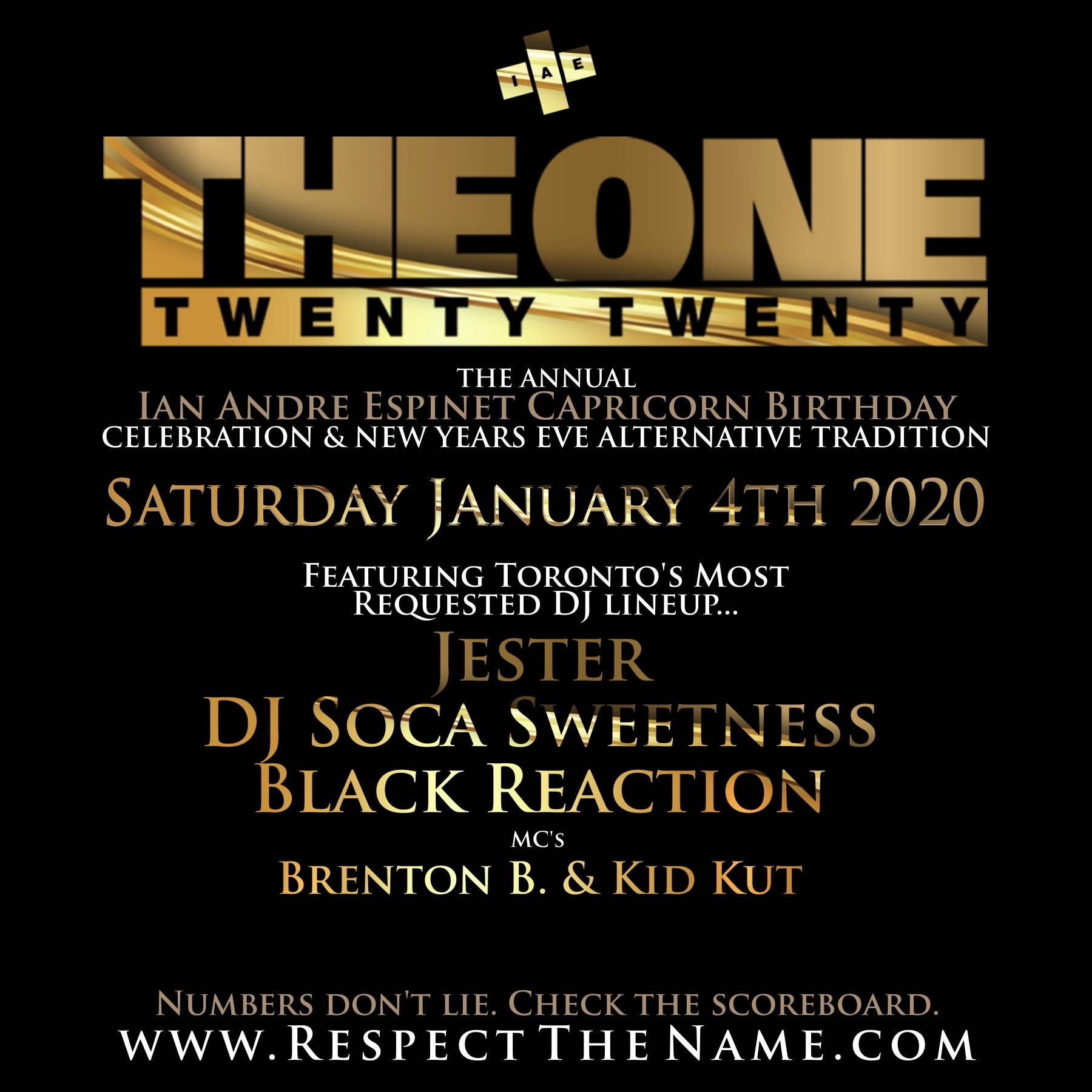 The One | Twenty - The Annual Capricorn Celebration X New Years Alternative 