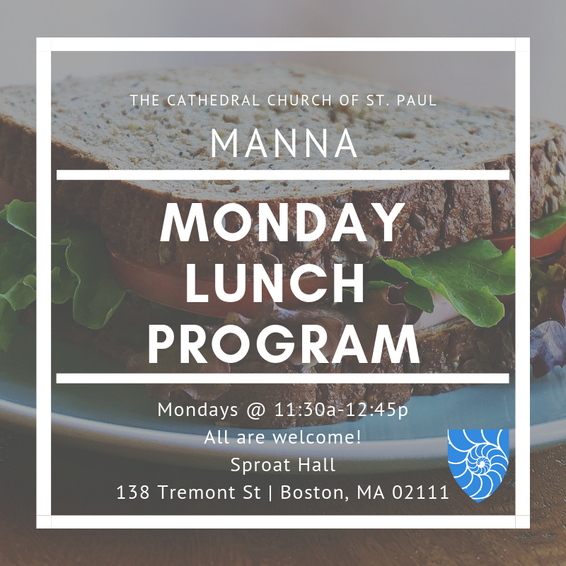 Manna Monday Lunch Program 