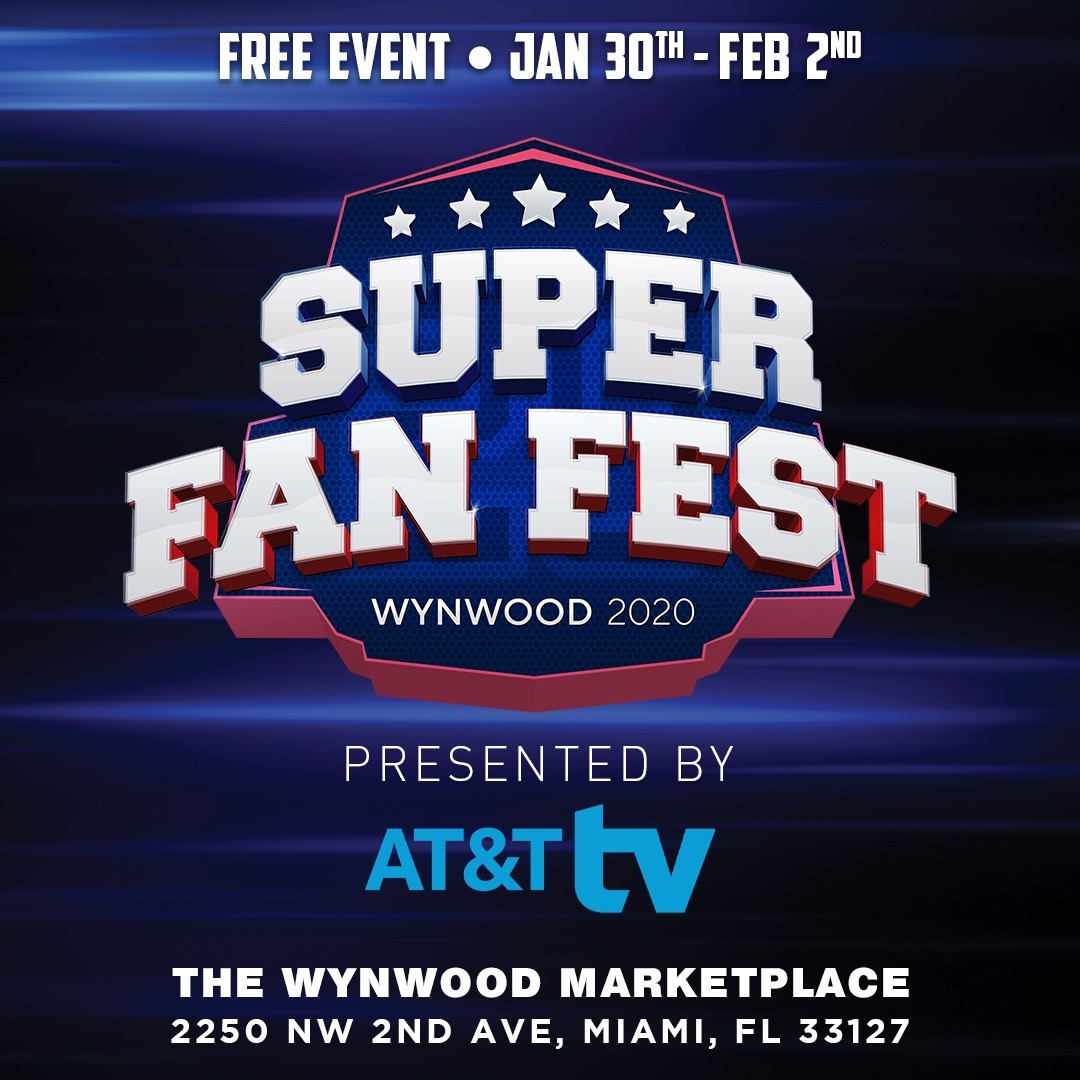 Super Fan Fest Takes Over Wynwood With Massive Tailgate Party For The Super Bowl! 