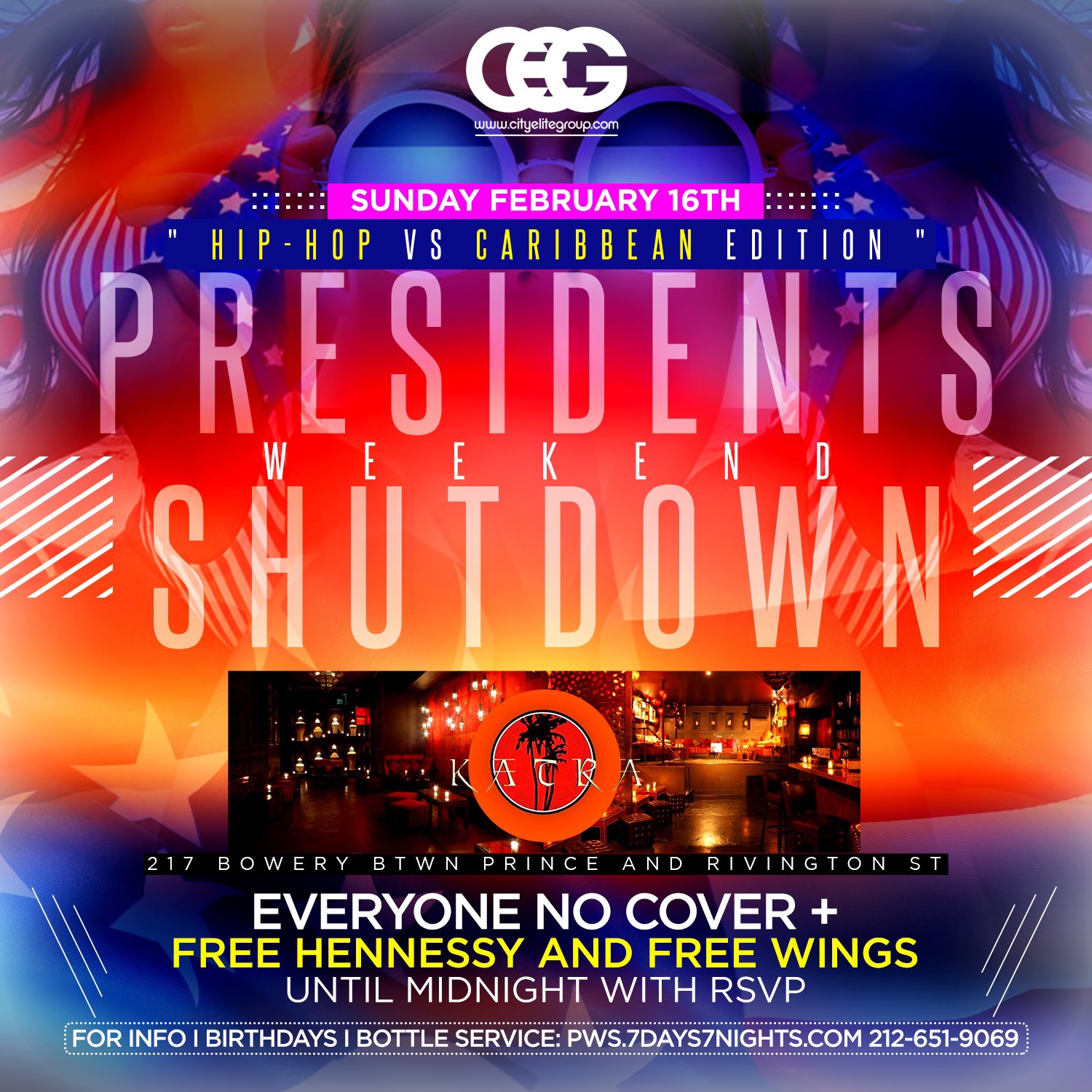 President Weekend Shutdown: Hip Hop Vs Caribbean 