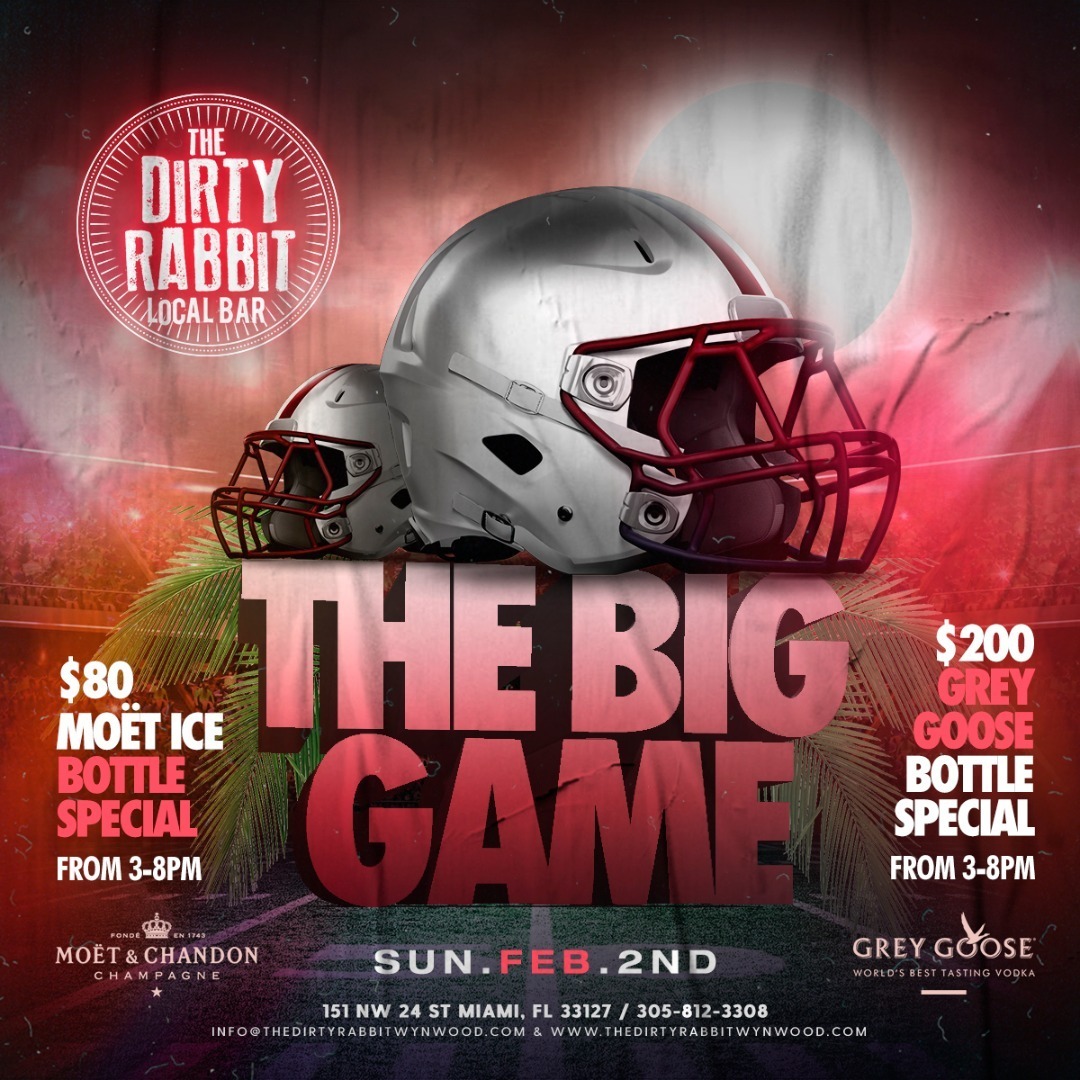 Party The Big Game Away At The Dirty Rabbit 