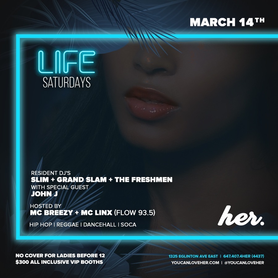 Life Saturdays - Special Guest Dj John J 