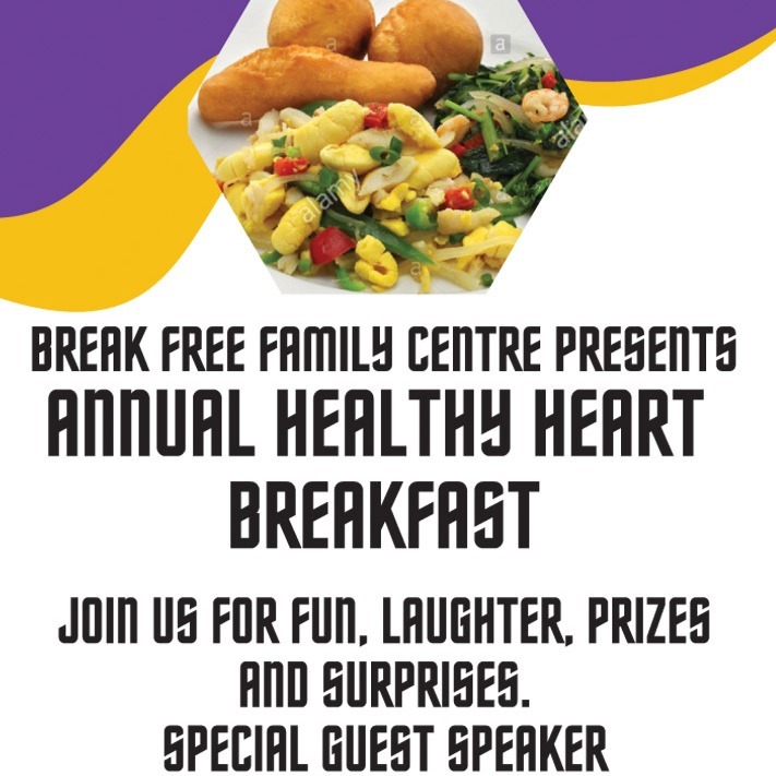 Break Free Family Centre - Healthy Heart Breakfast 