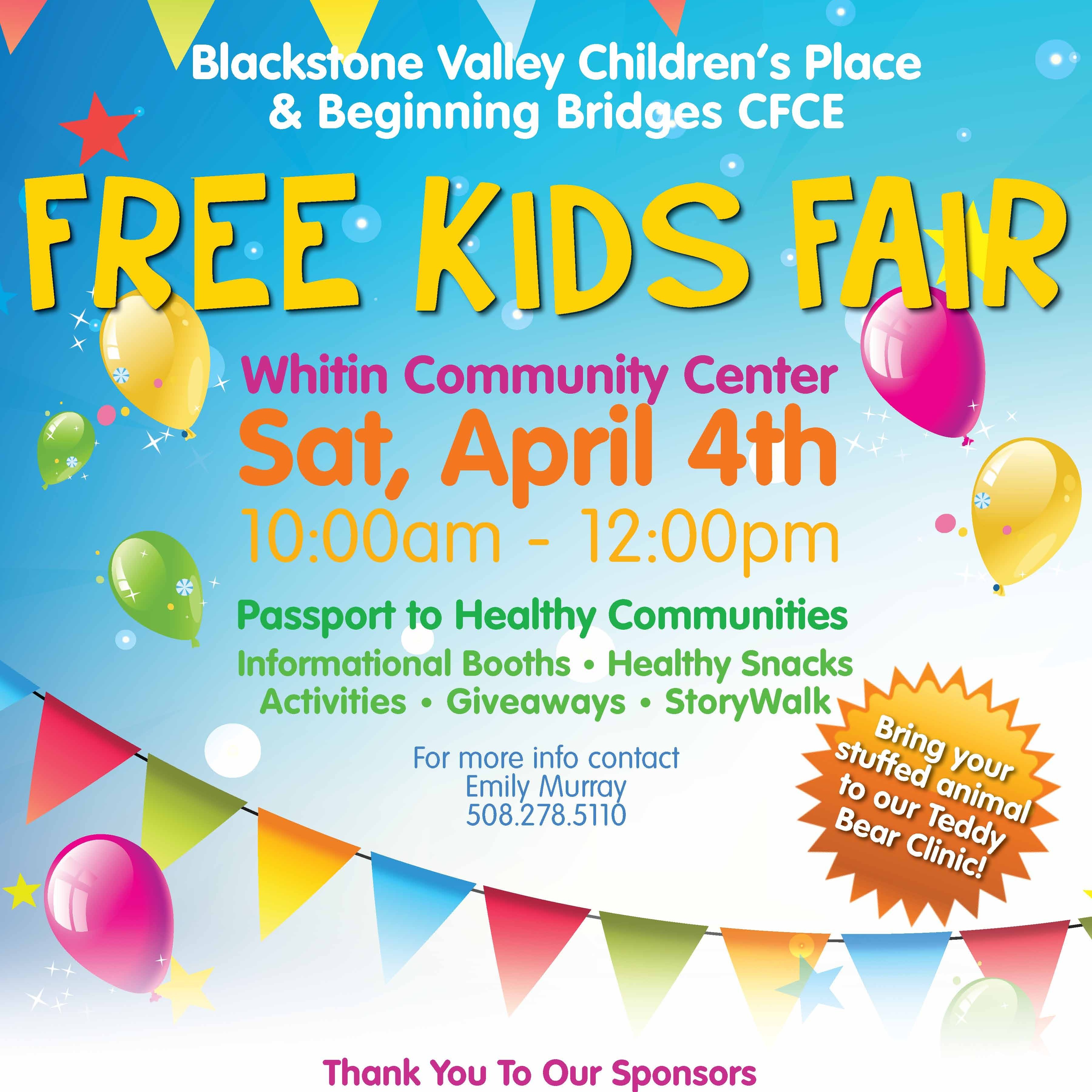 Free Kids Fair & Eggstravaganza 