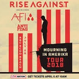 Afi & Anti-flag Rise Against Ticket | Afi & Anti-flag  & Tour 2018 Tickets 