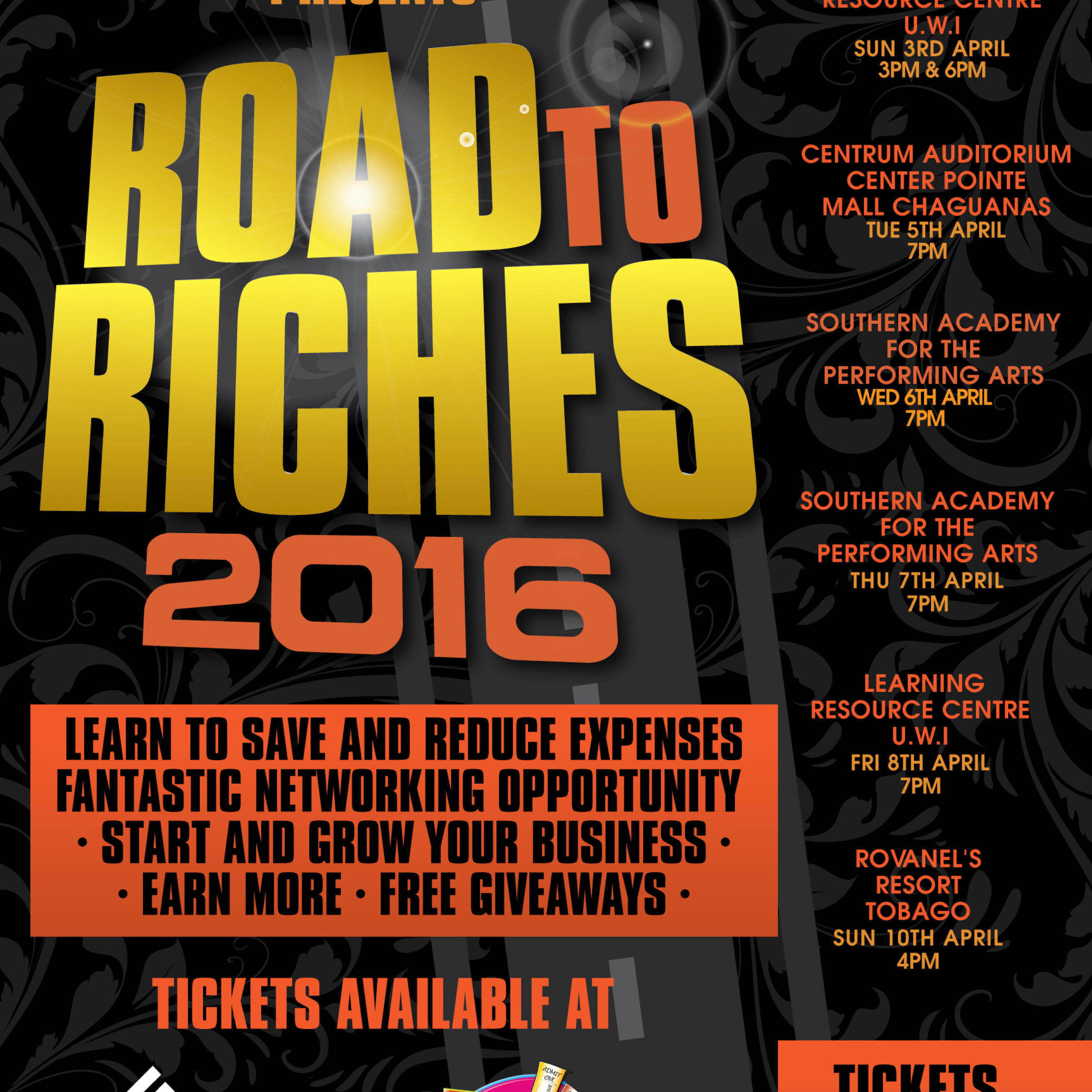 Road To Riches / 6th April / 7pm 