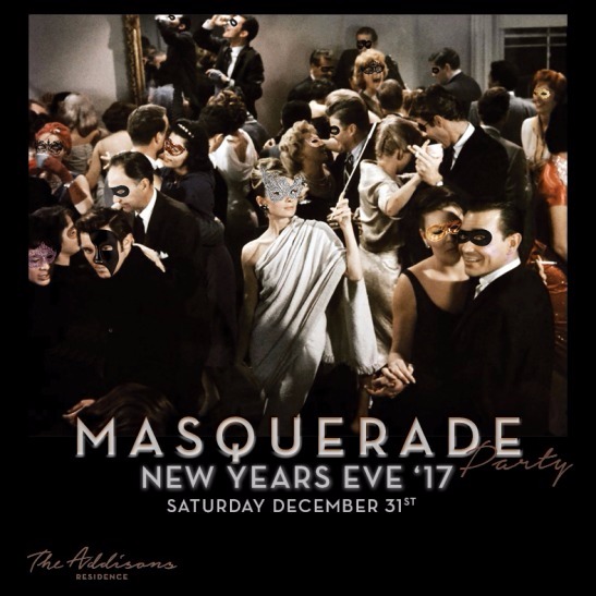 The Addisons New Years Eve Masquerade 