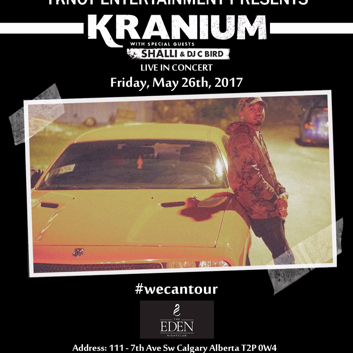 Kranium Live In Concert With Special Guest Shalli & Dj C Bird 