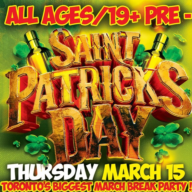 Pre - St Patricks Day Party Moved To Pryze Toronto - 300 College St Tonight 