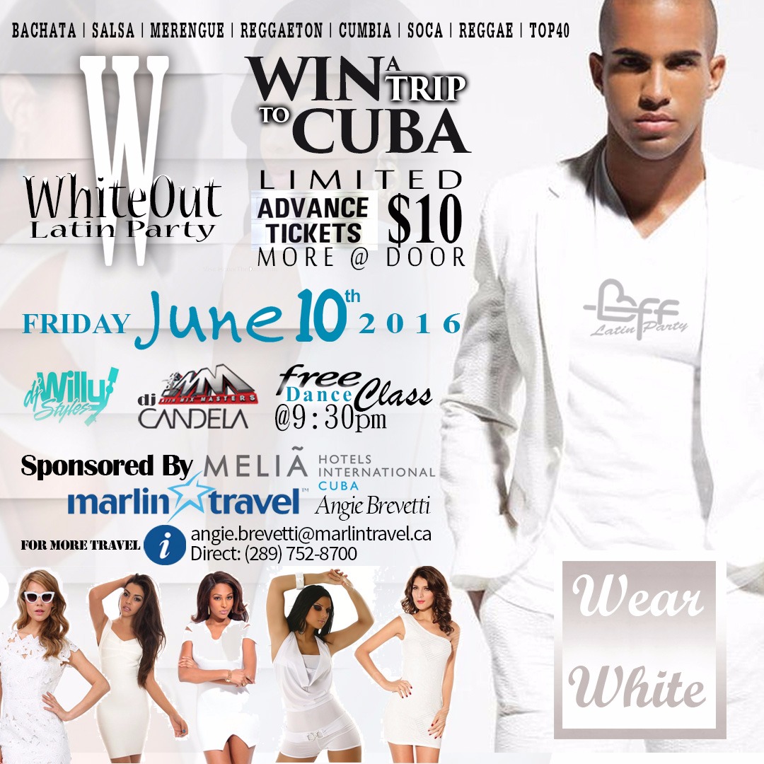 Whiteout Latin Party.- Wear White 