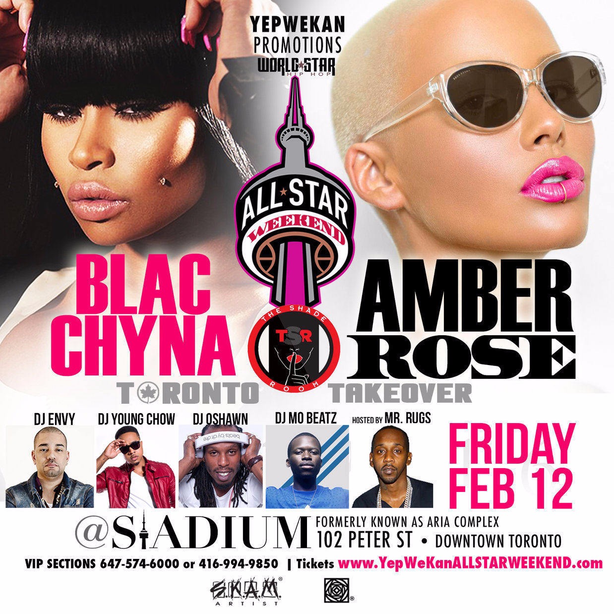 Nba All-star Weekend Takeover 2016 Ft. Amber Rose & Blac Chyna 