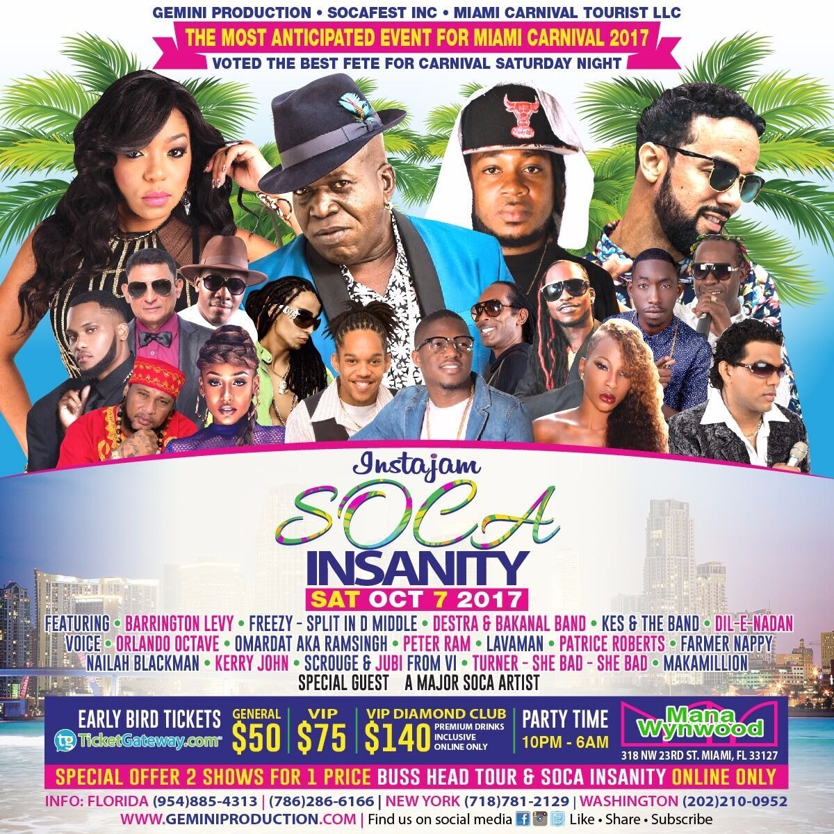 Soca Insanity 2017 