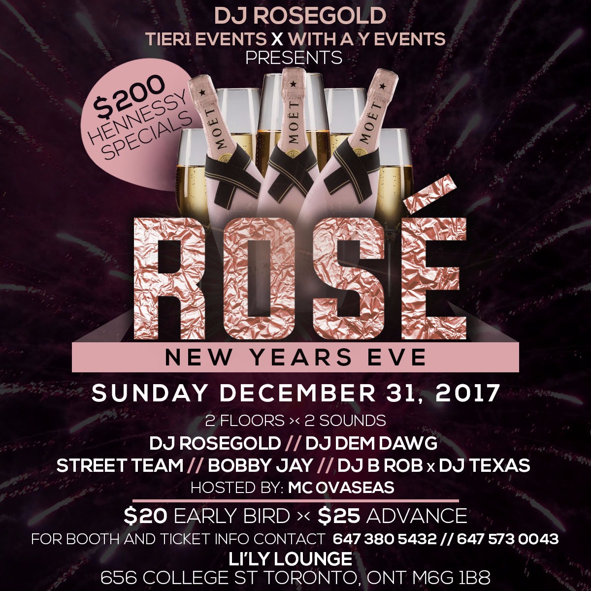 Rose New Years Eve | Dec 31st 2017 