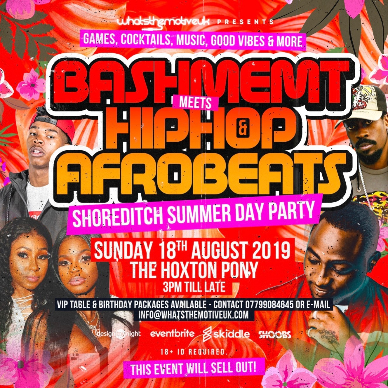 Bashment Meets Hip-hop & Afrobeats Summer Day Party 