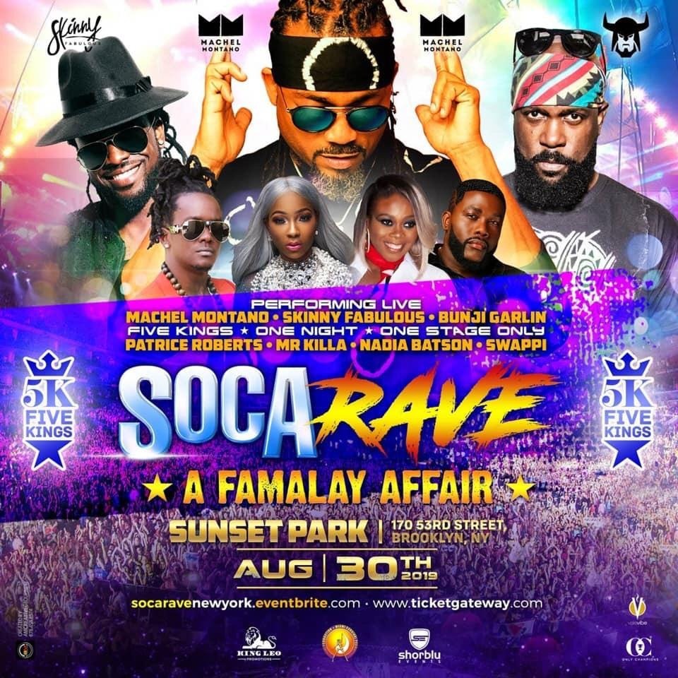 Soca Rave - A Famalay Affair 2019 