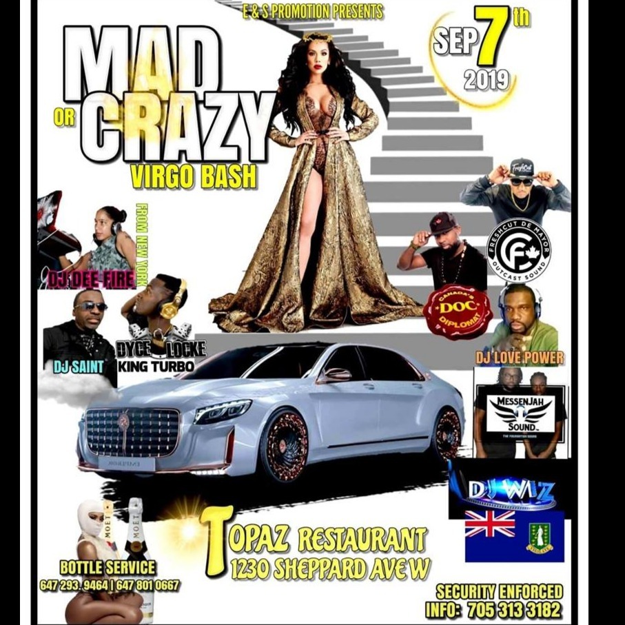 Mad Or Crazy Virgo Bash 