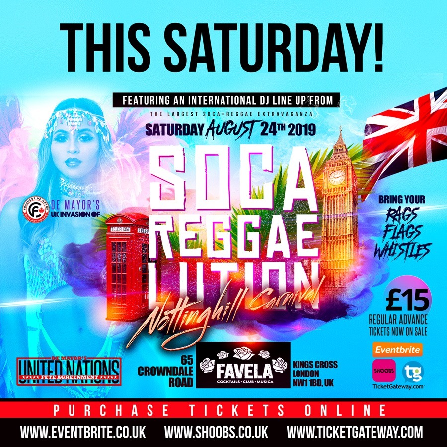 Soca Reggaelution Uk Invasion 