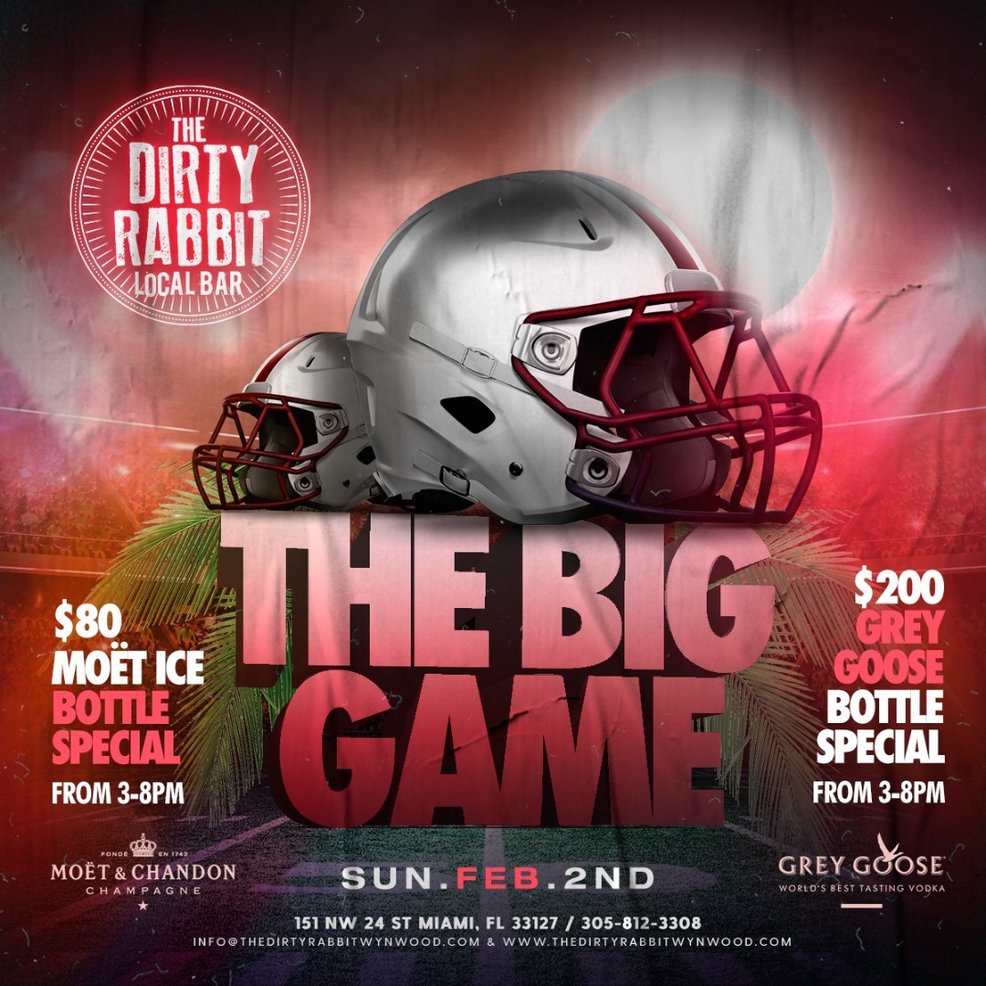 Party The Big Game Away At The Dirty Rabbit 