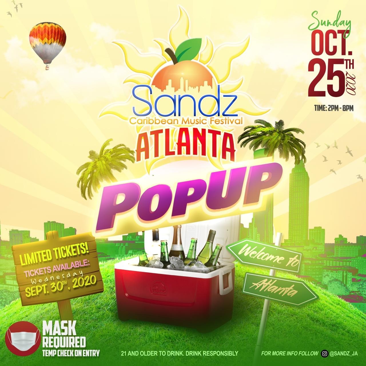 SANDZ - ATLANTA POPUP PARTY